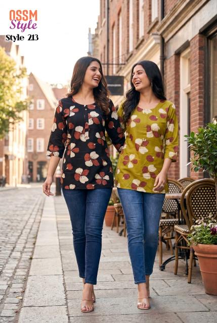 Ossm style 213 short top and kurtis wholesale